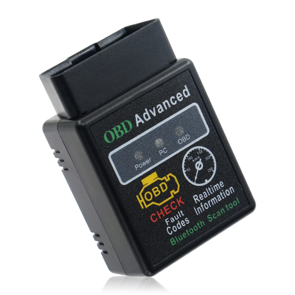 HHOBD Chip 25K80 Version 1.5 ELM327 HH OBD Advanced OBDII OBD2 bluetooth Mini ELM327 Auto CAN Wireless Adapter Scanner