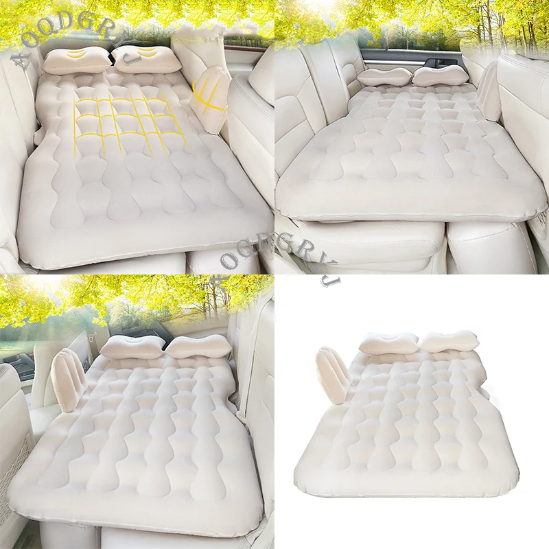 Inflatable Travel Car Mattress Air Bed Back Seat Sleep Rest Mat Fit For Toyota Land Cruiser LC200 2008-2020