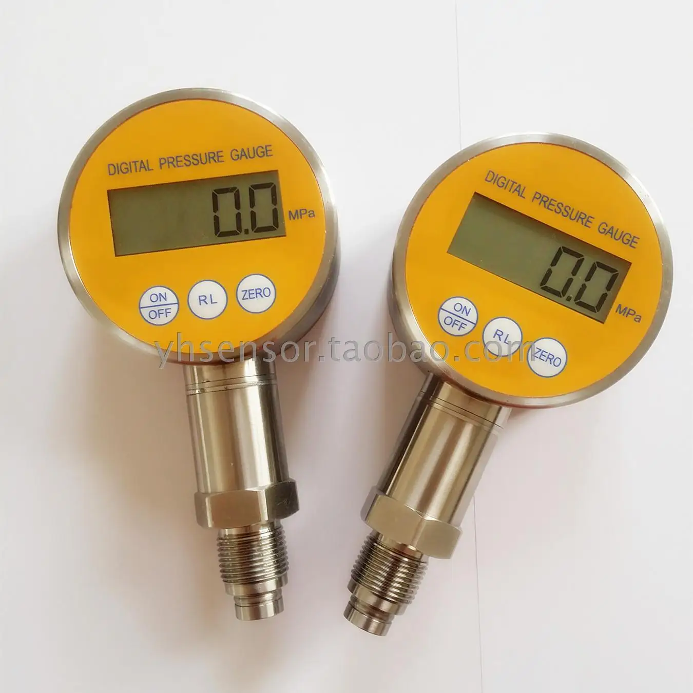 Homogenizer High Pressure Flush Film Sanitary Digital Display Pressure Gauge Battery-powered Diaphragm Type 0-200MPa