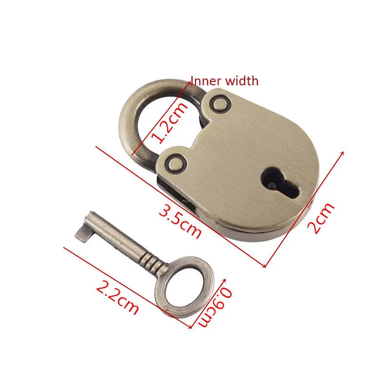 1Pcs Cat Shape Metal Mini Padlock Small Luggage Box Key Lock with Key Bag Suitcase Decor Accessories 4 colors available