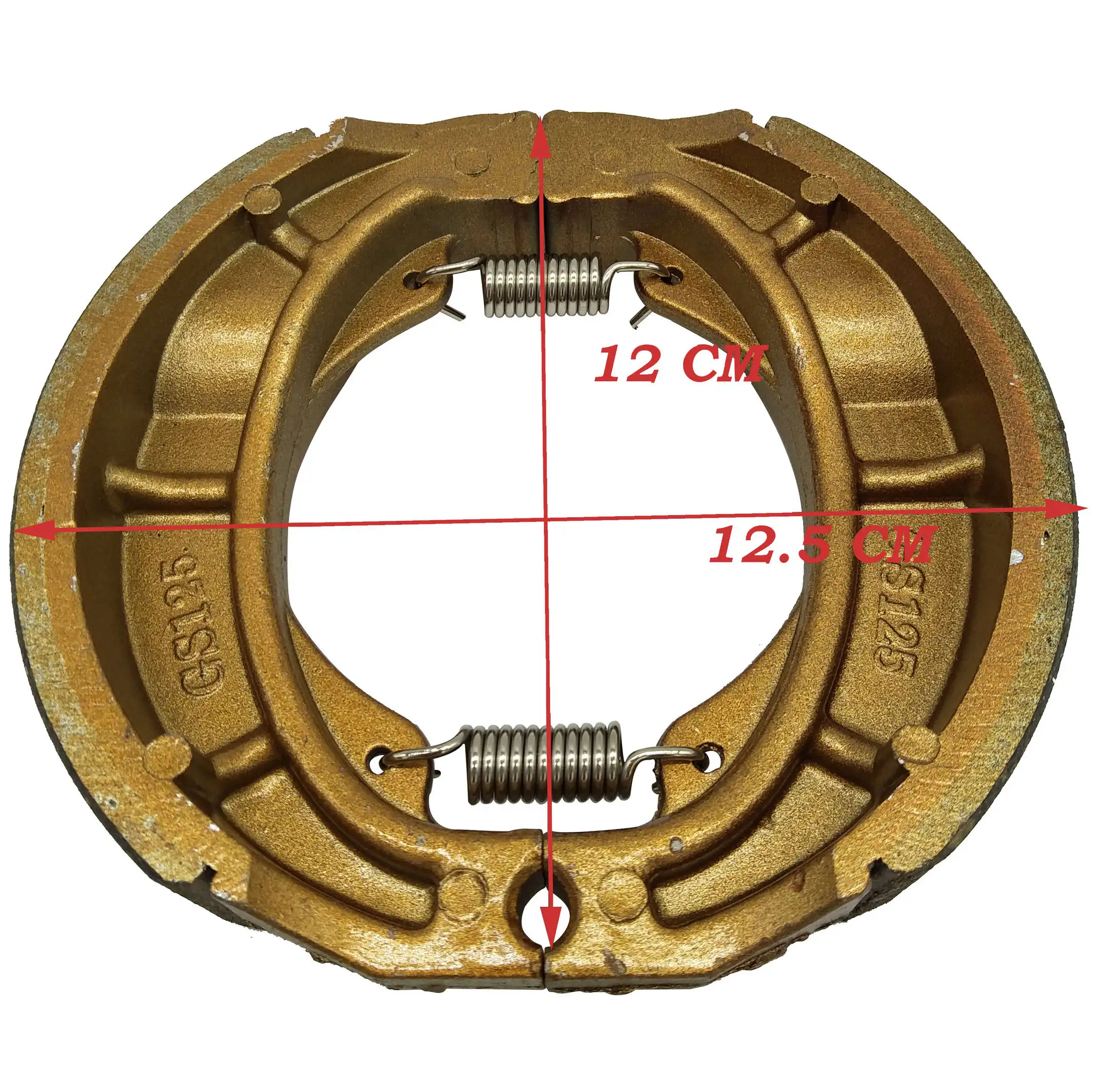 Z001 For Suzuki GS125 GS 125 Front Brake Pads & Rear Brake Shoes Set Motorcycle Tricycle 130 Type GS125 Block