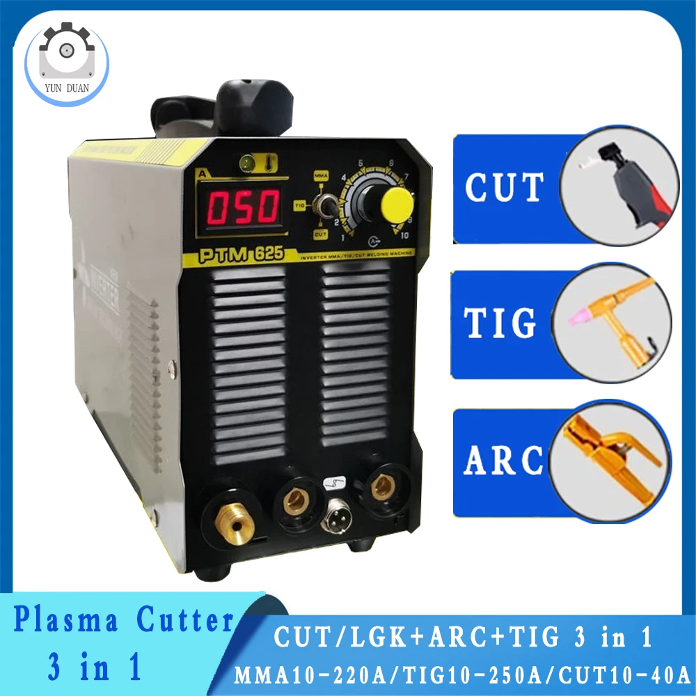 CNC Plasma Cutter 3 In 1 Welding Machine Air plasma cutting LGK/CUT/ TIG/MMA Welder Multifunction Welding Machine Plasma Welders