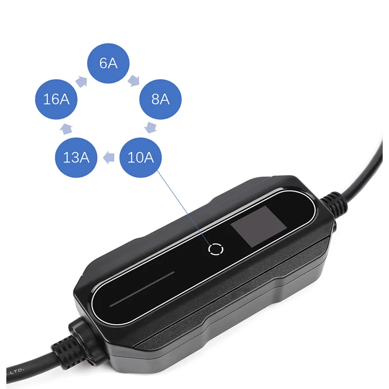 15 Meters long Cable Charger Mobile Charging Station Type 2 Mennekes 6A-16A for Electric Cars Home Soloar Power Station