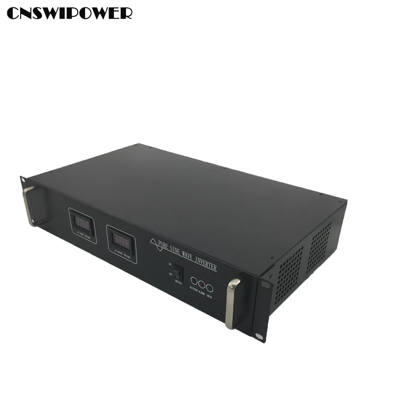 DC to AC power inverter 1000VA 19 inch rack mount   12 24 48