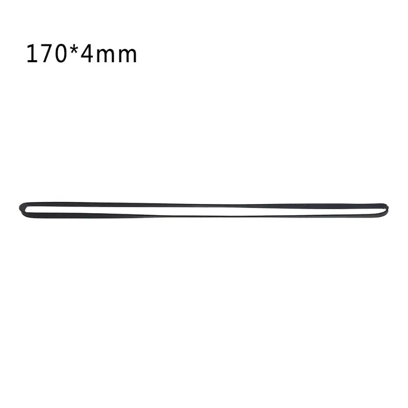 5mm 와이드 턴테이블 고무 벨트 교체 플랫 드라이브 벨트, 비닐 레코드 플레이어 포노 벨트 구동 턴테이블 드롭 배송