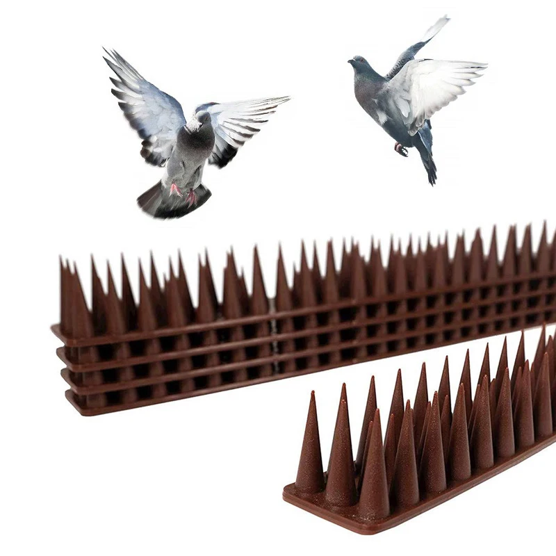 Plastic Bird and Pigeon Spikes Anti Bird Anti Pigeon Spike for Get Rid of Pigeons and Scare Birds Pest Control