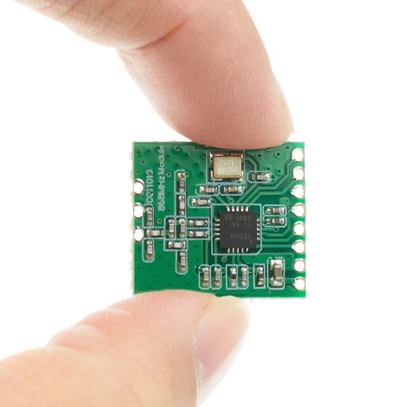 AITEXM CC1101 Wireless-Transceiver-Modul – 433 MHz/868 MHz, 10 mW, 300–1000 m Reichweite – mit SMA-Antenne