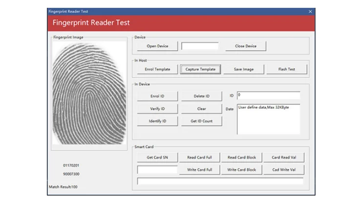 USB Fingerprint Reader Scanner Reliable Biometric Access Control Attendance System Fingerprint Sensor For Android windows linux