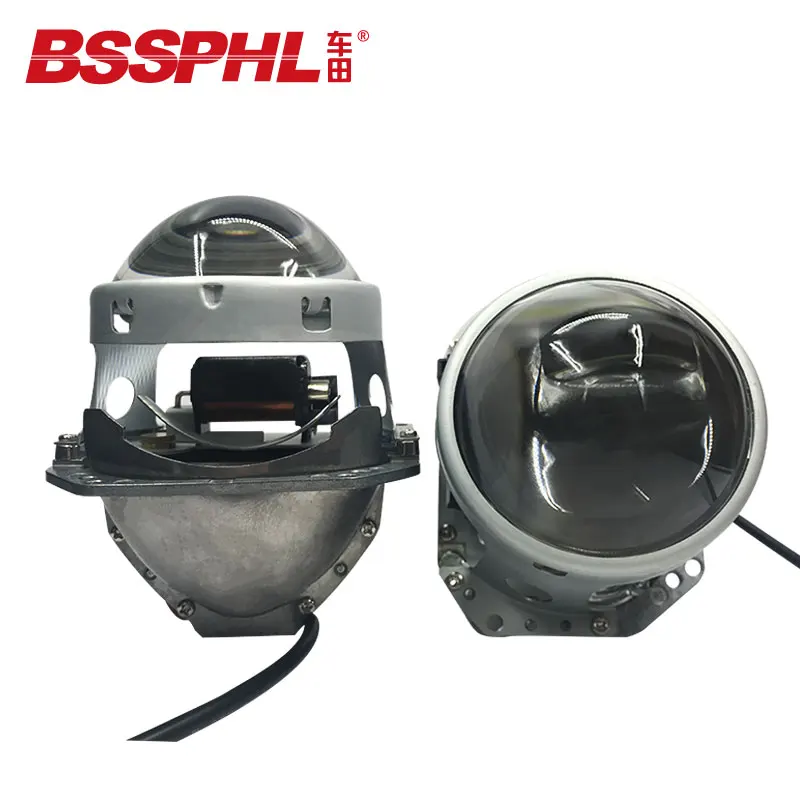 BSSPHL Auto Car Headlight 3.0 inch Bi-xenon i3 LED Headlamp lens Car styling Retrofit headlight