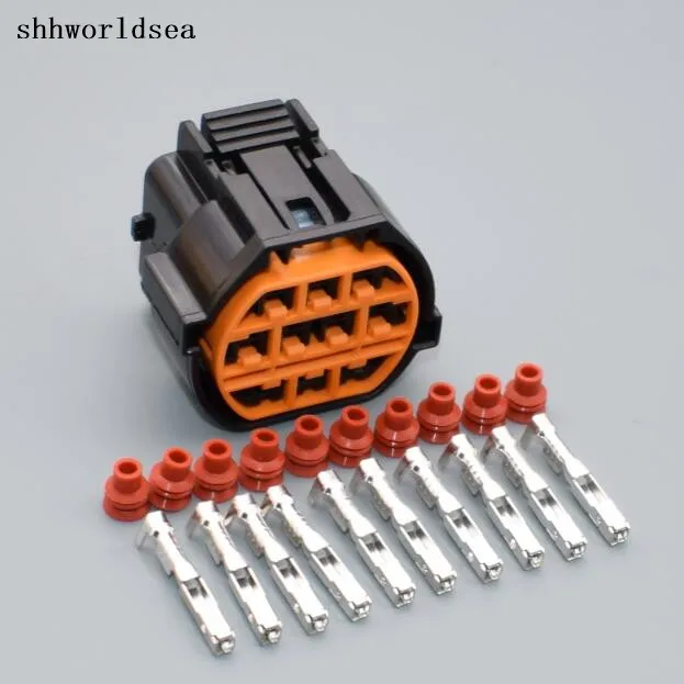 Worldgolden 1/2/5/30/100sets 2.0mm 10way VOOR Hyundai/voor Kia K2/koplamp plug/10 p/waterdichte harnas connector