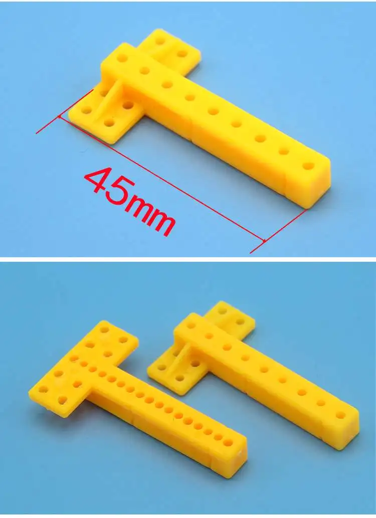 Diy Technology Small Production Model Material Diy Car Toy Acessory T - Shaped Plastic Rods Plastic Universal Tape Motor Holder