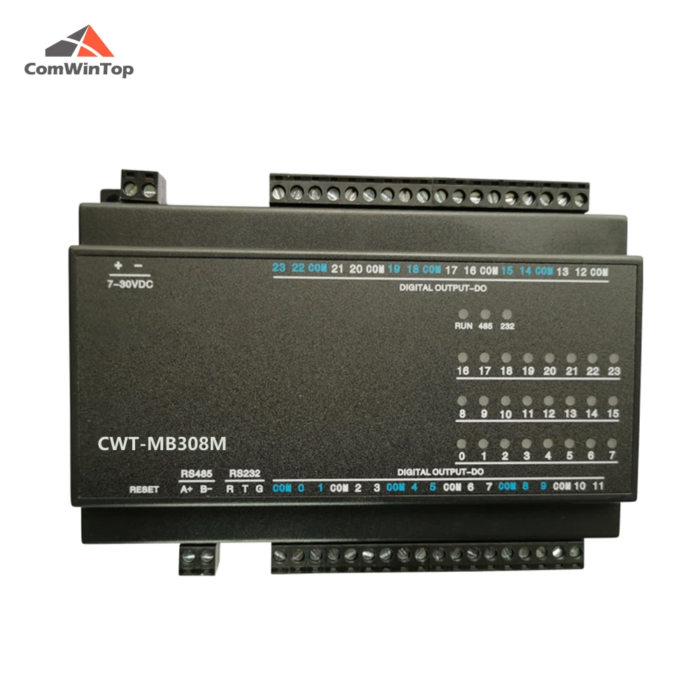 

CWT-MB308M 24DO 16-Channel Digital Output Normal Open Relay Modbus Controller