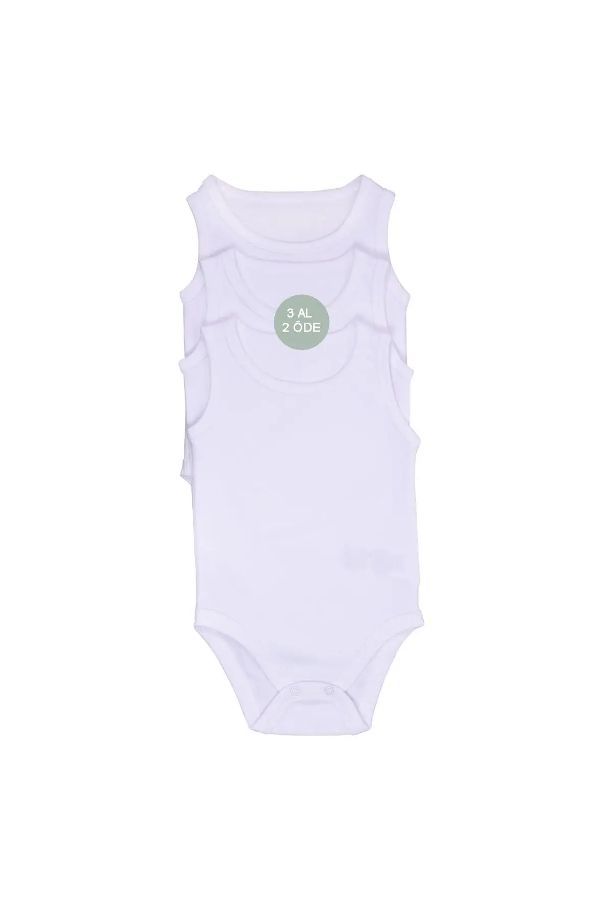 KitiKate Organic Basic Undershirt Body of 3 73300 White