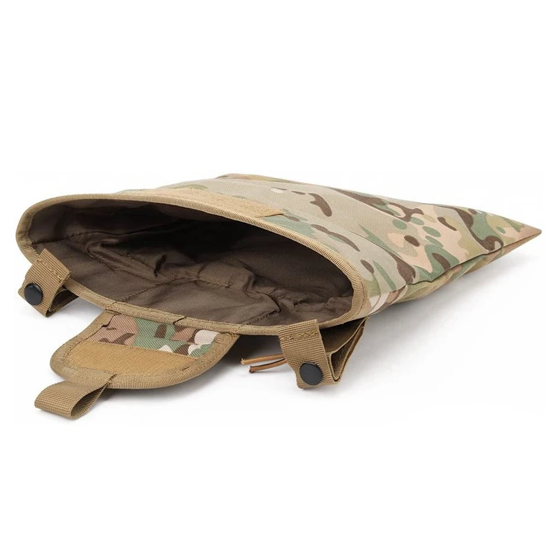 Tactical Molle Dump Drop Pouch pieghevole con coulisse Magazine Pouch Recovery Mag Storage Bag accessori per la caccia softair