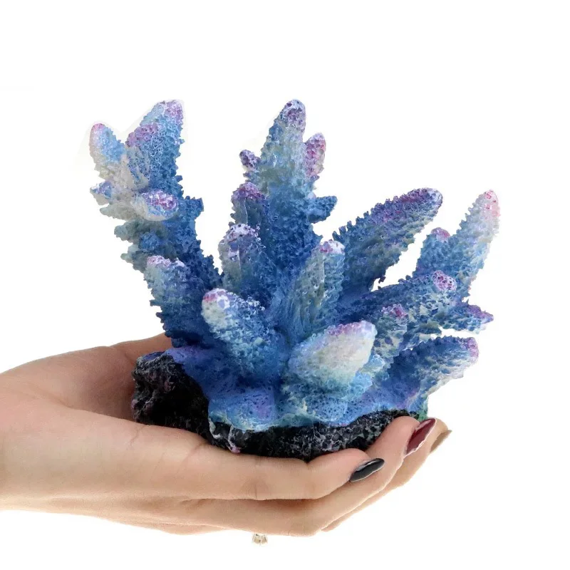 

1PC Artificial Resin Coral Reef Plant Aquarium Ornament Home Fish Tank Landscape Decoration