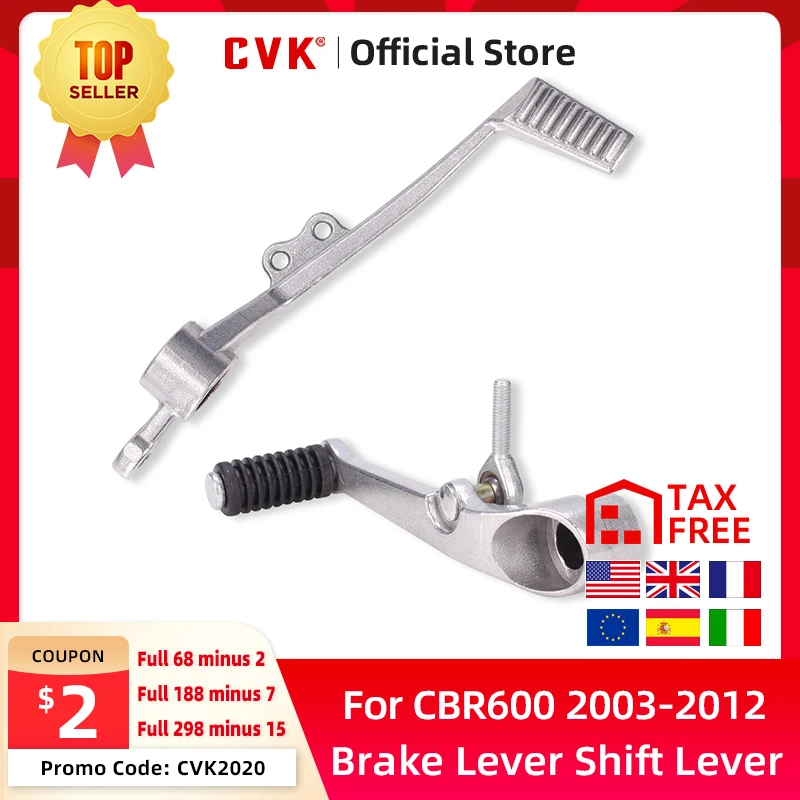 CVK Motorcycle Aluminium Alloy Gear Shift Lever Shifter Foot Pedal Gear Lever For Honda CBR600RR F5 2003-2012 CBR600 03-12
