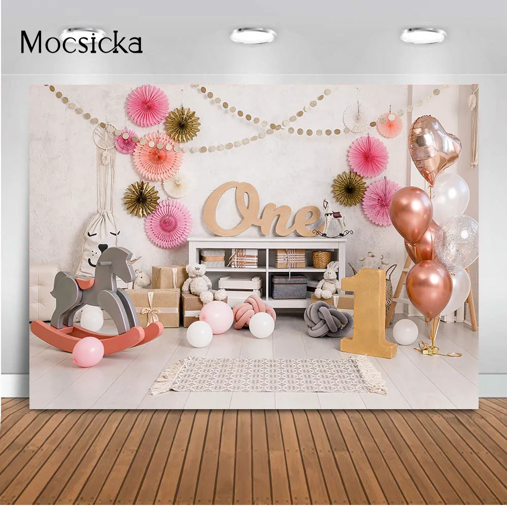 

Photography Backdrop Cake Smash Background 1st BIrthday Photo Shoot Photocall Photophone First Birthday Cake Decoration Supplies