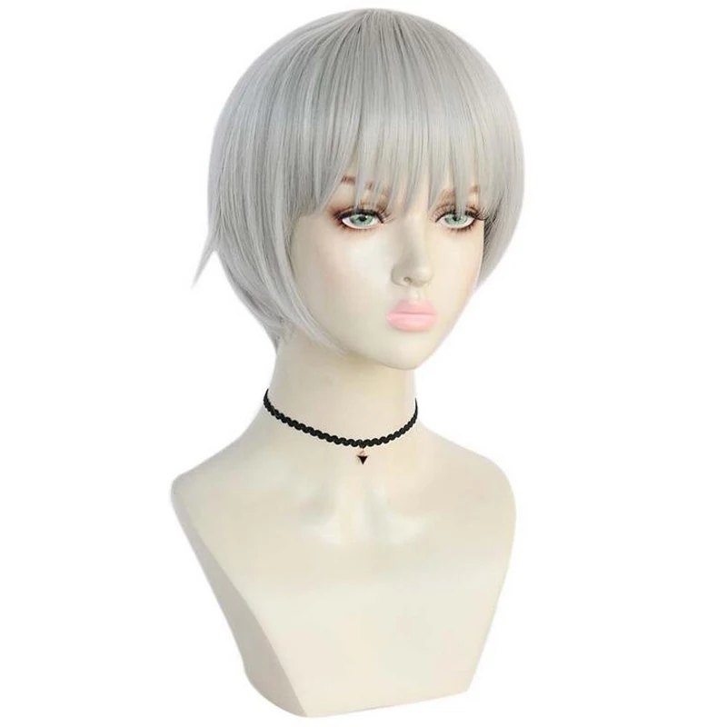 Anime Jujutsu Kaisen Toge Inumaki Wig Cosplay Costume Heat Resistant Synthetic Hair Men Women Wigs