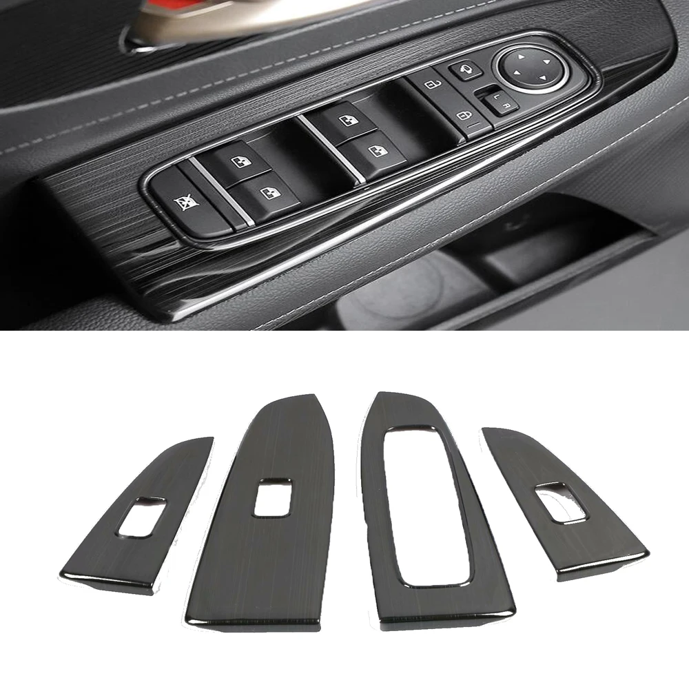 For Kia Cerato k3 2019 2020 Stainless Steel Window Switch Button Car Door Handle Armrest Frame Cover Trim Styling Accessories