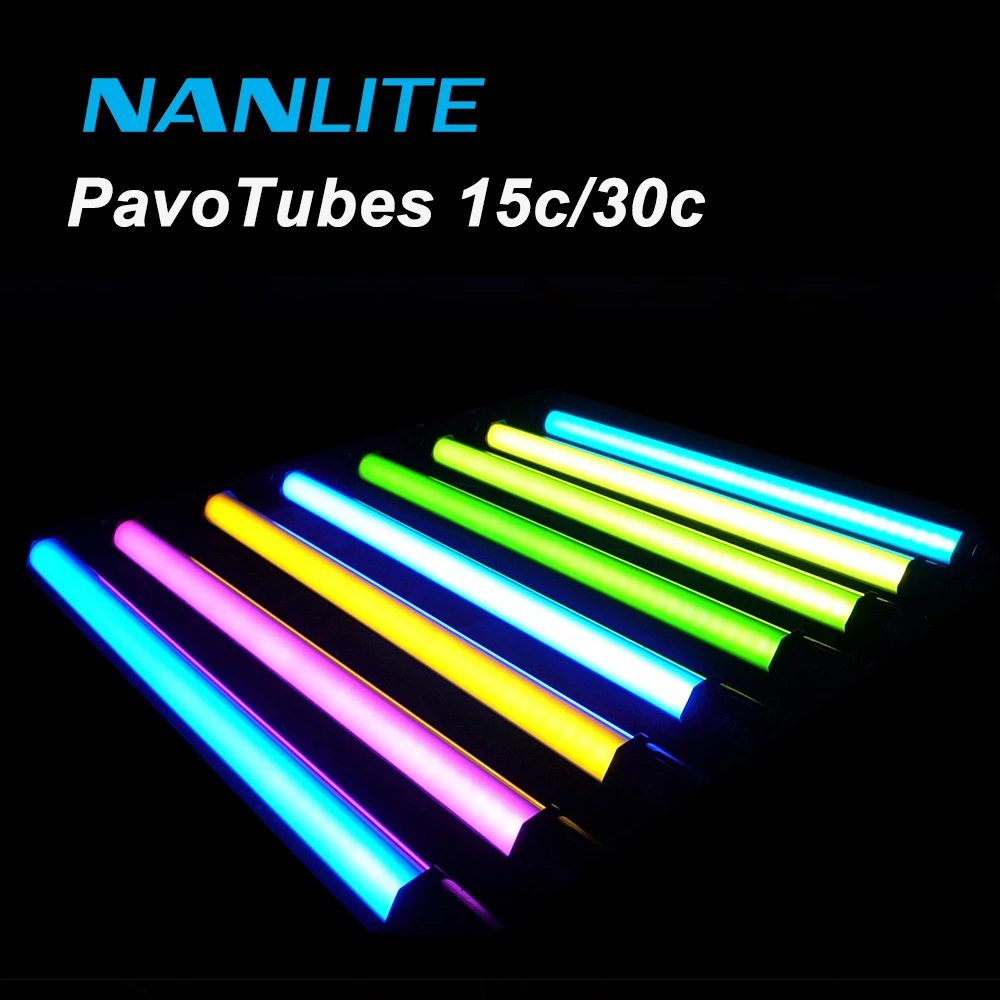 Nanlite Pavotube 15C 30C LED Light Tube RGB 2700K-6500K Handheld Light Stick Video Movie Studio Photography Lighting