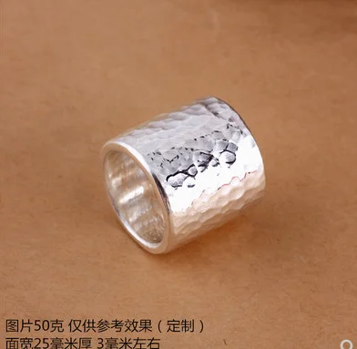 pure silver 999 rings  big finger rings handmade ring thumb rings rea silver rings for couples