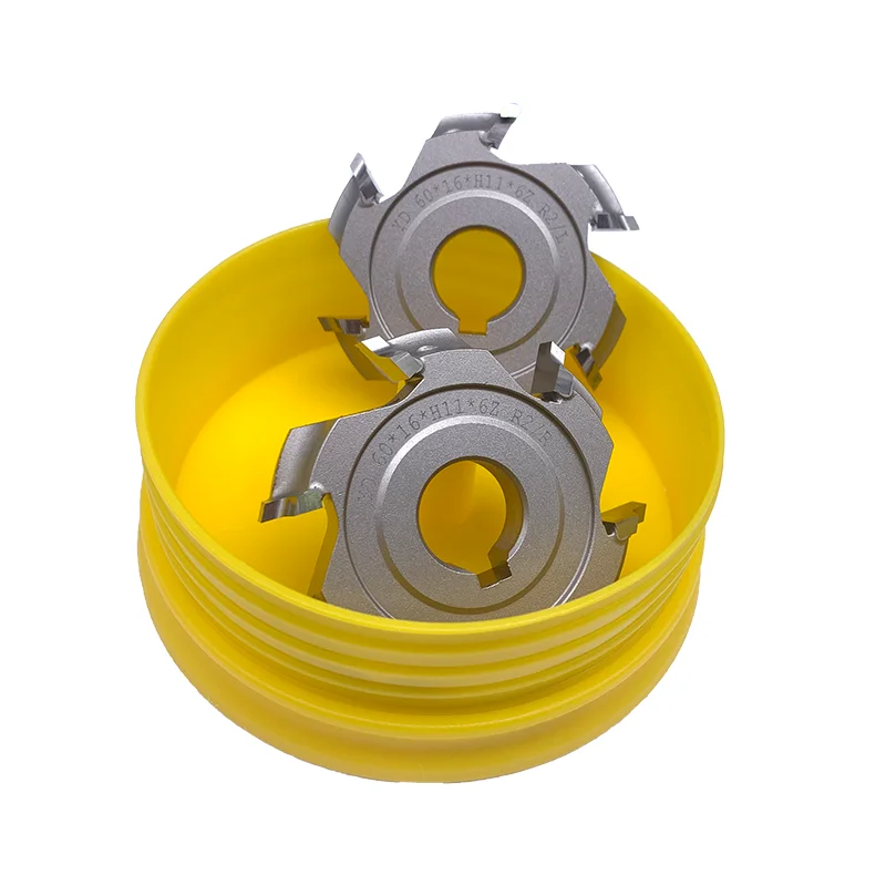 1 زوج (L + R) 60*16*H11*6Z-R1.5/2/3 قاطع التشذيب الدقيق لآلة ربط الحواف QINGDAO