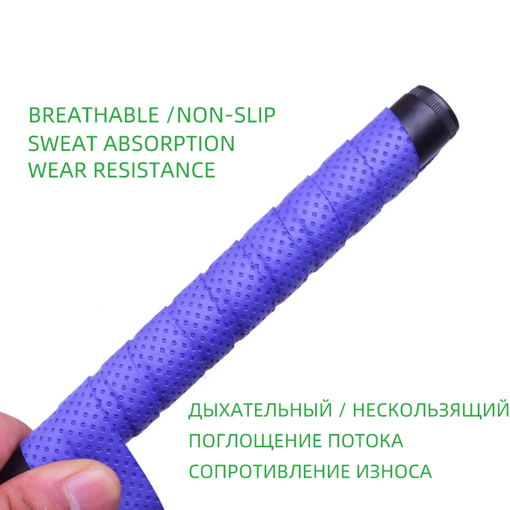 DNDYUJU 1 pz canne da pesca sportive antiscivolo Over Grip fascia per il sudore Griffband Tennis overgrip nastro Badminton racchetta impugnature