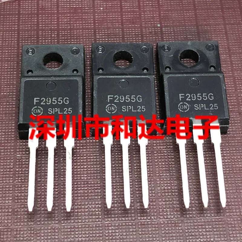 10 peças f2955g embutido 90v 10a