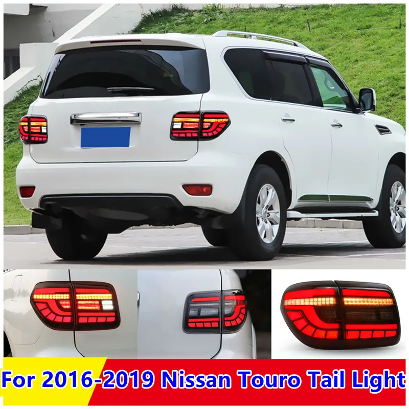 LED Tail Lights For 16-19 years Nissan Patrol taillights, modified brake lights and rear fog lights, special for special cars