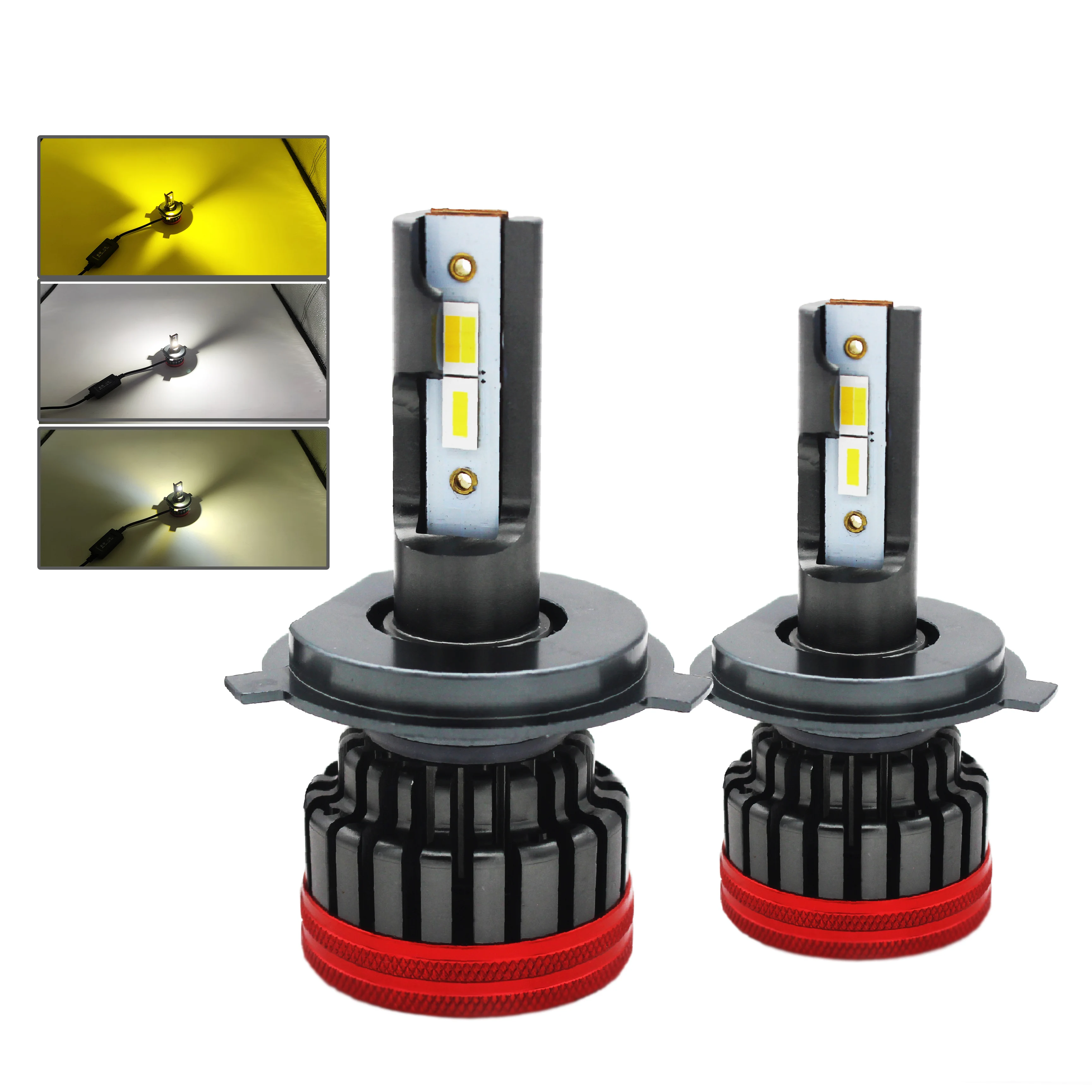 H11 LED Canbus Fog Light Bulb 6000k 5000k 3000k H1 LED White Yellow Warm White No Error Message