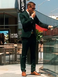 Fashion Designer Suits Tailor Made Suits Men Suits Dark Green Wedding Suits For Men Suit Custom Made Suits Mens Tailored Suits