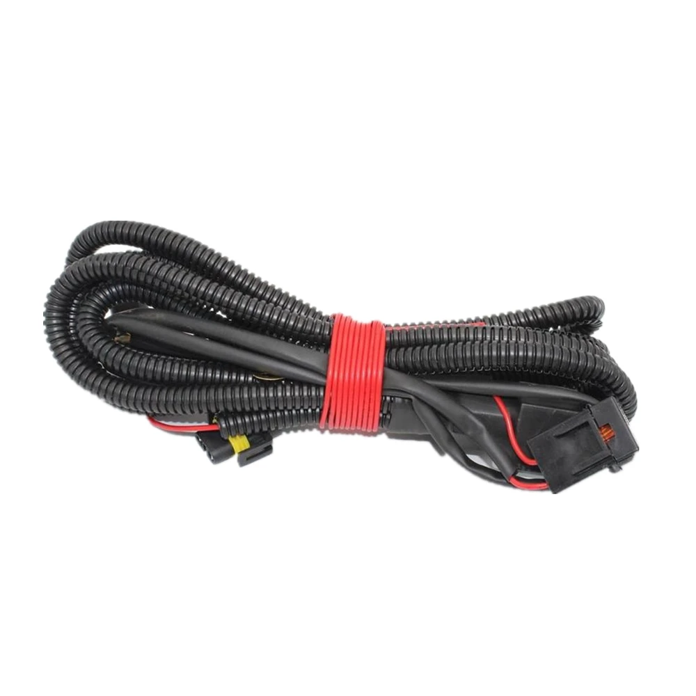 For Skoda Fabia MK2 2007 2008 2009 2010  Roomster 2006 2007 2008 2009 2010 Front LED Fog Light Fog Lamp Cover Harness Assembly