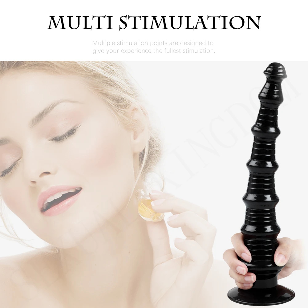 Suction Cup Anus Beads Plug Super Long Anal Plug Butt Plug Female Masturbator Prostata Massage Adult Sex Toys for Woman and Man