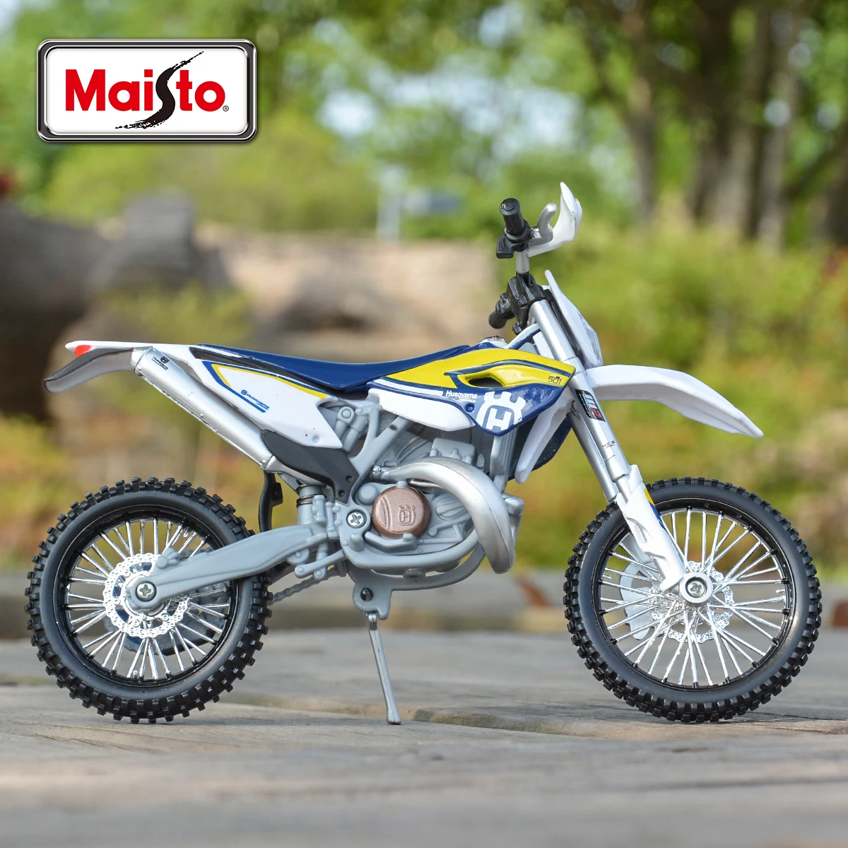 Maisto 1:12 Husqvarna FE 501 Die Cast Kendaraan Koleksi Hobi Motor Model Mainan