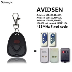 Self-copy Avidsen Garage Remote Control 100400 104505 100550 400600 100951 100955 100601 micromark MM23164 433mhz Gate Opener