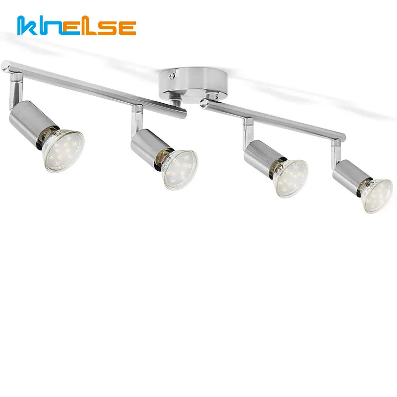 Rotatable Kitchen Ceiling Lights Angle Adjustable Bar Lamp GU10 LED Bulbs Showcase Wall Scones Living Room Cabinet Spot Lighting