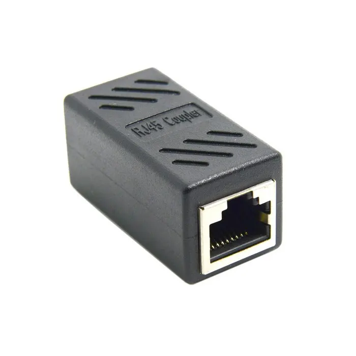 1PCS 5PCS RJ45 Female to Female Network LAN Connector Adapter Coupler Extender RJ45 Ethernet Cable Extension Converter