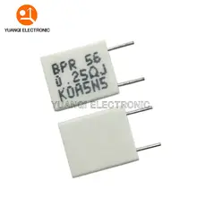 10PCS Non-Inductive Cement Resistors 0.01 to 0.5 Ohm YuanQi #3