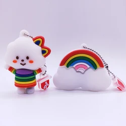 Rainbow Cartoons Cute Pendrive Usb Flash Drive Memoria Disk 4GB 8GB 16GB 32GB 64GB 128GB Memory Usb Stick Pen Drive Flash Disk