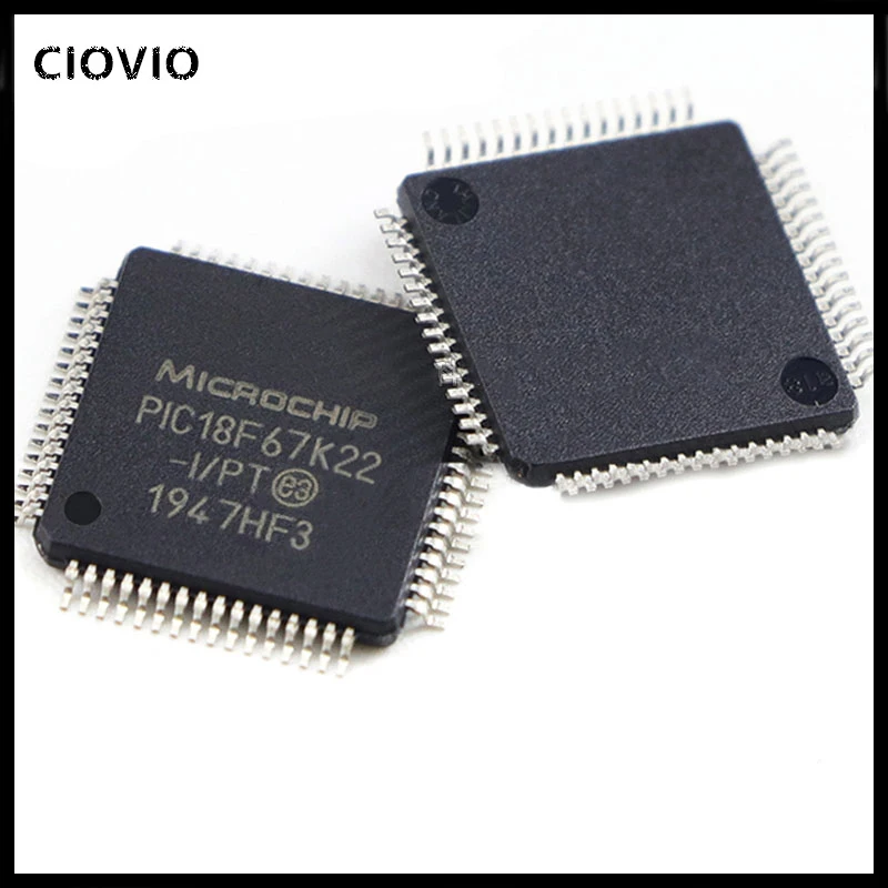 

CIOVIO 1 pcs PIC18F67K22-I/PT PIC18F67K22