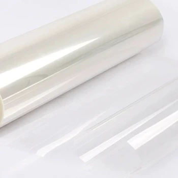 Filme de segurança SUNICE 100 mícrons Proteção de segurança de vidro Película autoadesiva Película protetora transparente inquebrável