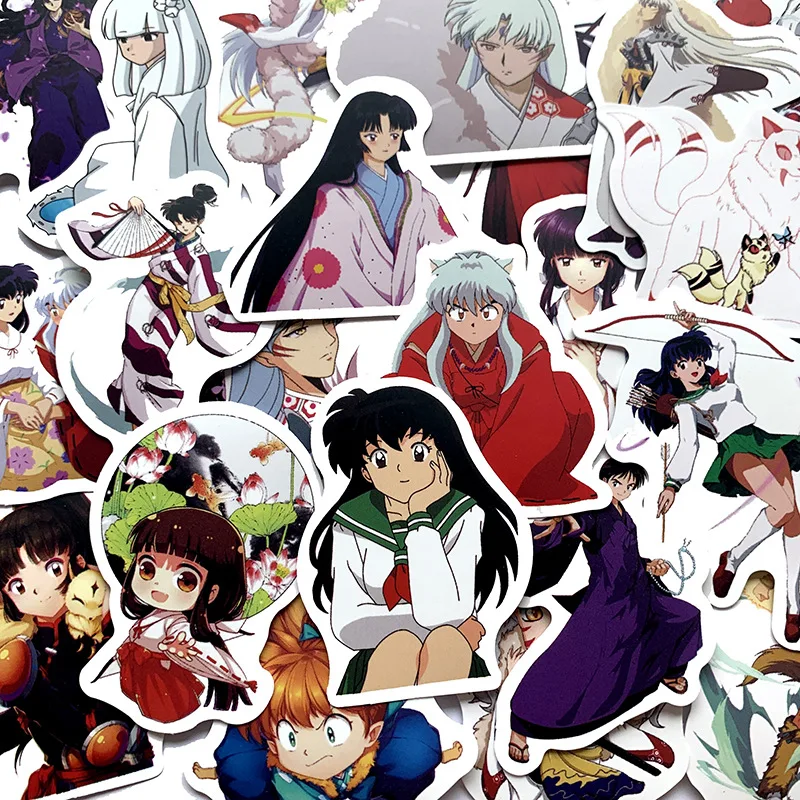 10/30/50PCS  Japan Anime Inuyasha Cartoon Stickers For  Waterproof Decal Laptop Motorcycle Luggage Fridge Phone Car Sticker