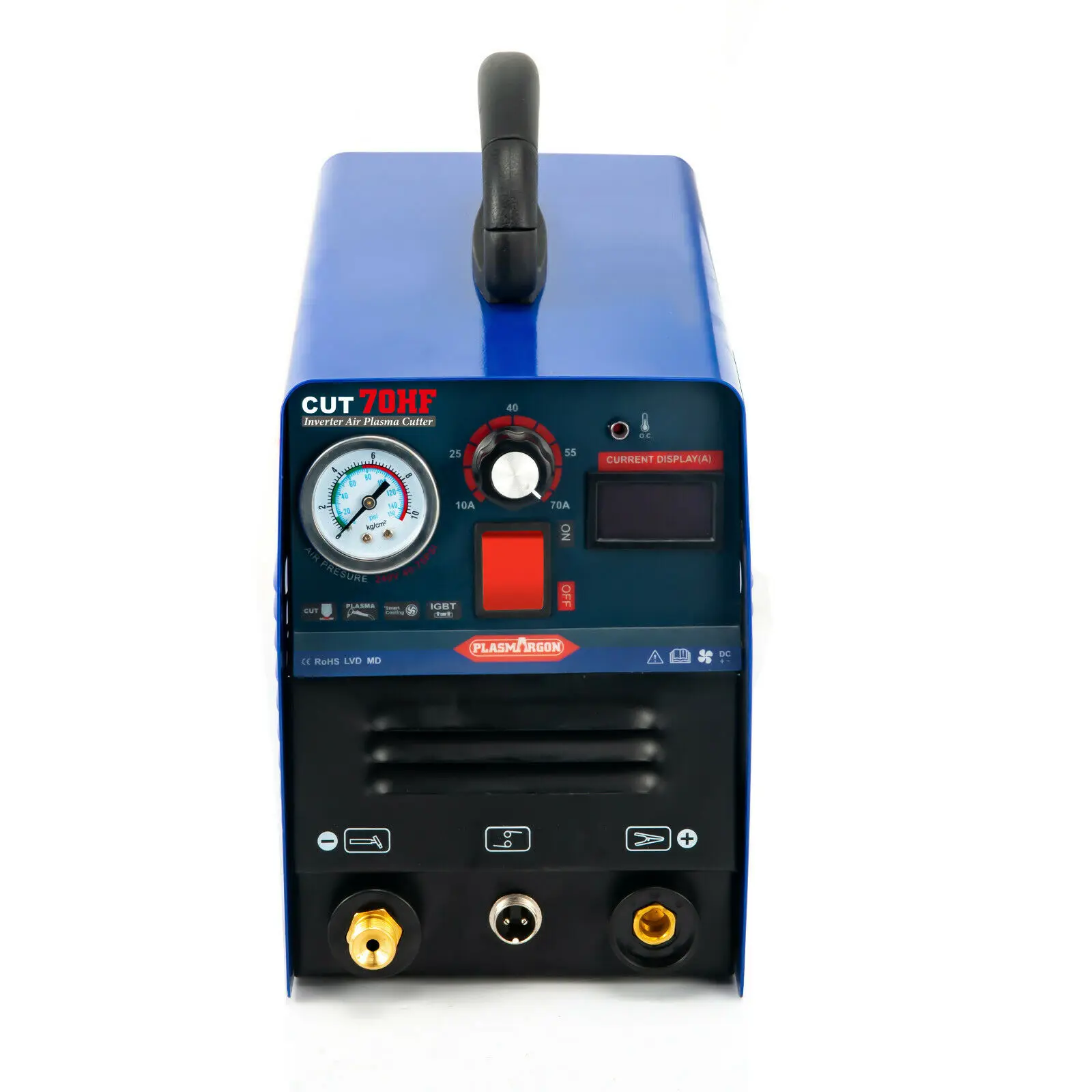 Taglierina al Plasma IGBT CUT70 70Amps 220V DC macchina da taglio al Plasma ad aria pulita spessore di taglio 22mm