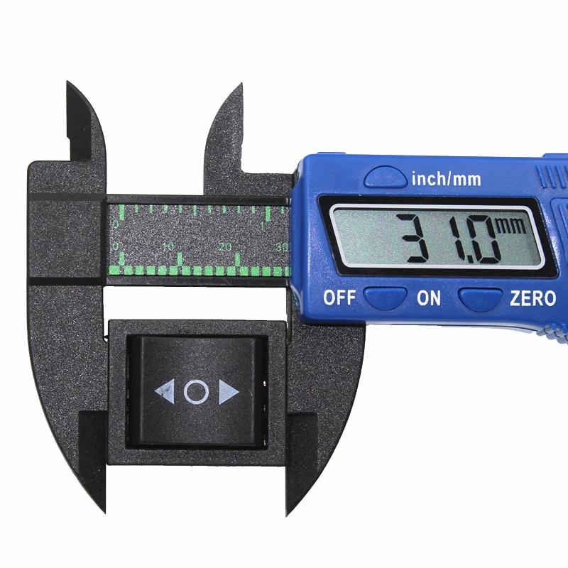 1PCS KCD4 6 Pin Black Rocker Switch Power Switch ON-OFF-ON 3 Position 16A 250VAC/ 20A 125VAC 30*19mm Reset
