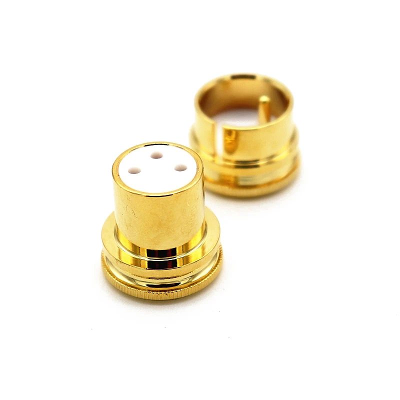 hifi Protective Cover Gilded Covers Dust Cap Shielded Anti-oxidation for Noise Stopper RCA XLR Plug Female/Male Socket Connector