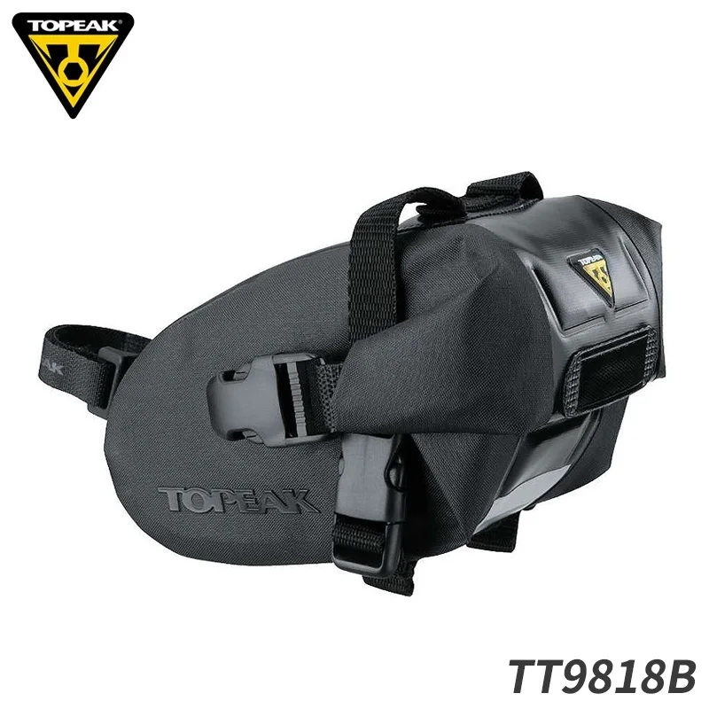 Topeak TT9817B 9818B 9819B Original Wedge DryBag Bicycle Seat Bag Magic Strap Quick Release Buckle Bike Pannier Saddle Tail Bag