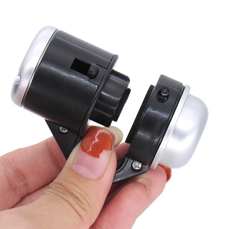 Mobile Phone Microscope Telescope Camera Clip Lens 30x Zoom LED Light Photography PR Sale