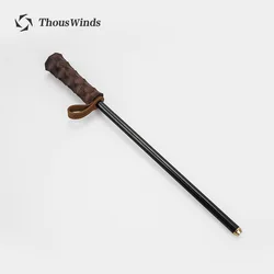 Thous Winds Fire Blowing Tube Outdoor Camping Bushcraft Barbecues Black Walnut Telescopic Fire Assist Lighter Blowing Stick