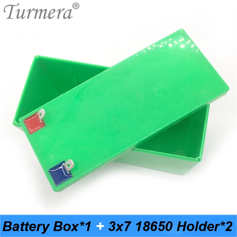 Lithium Rechargeable Battery Storage Box with 3x7 Bracket for 12V 24V Uninterrupted Power Supply and E-bike Battery Use Turmera