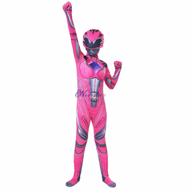 Rangers Kostuum Jongens Power Mecha Vijf Beast Cosplay Anime Kind Halloween Kostuums Voor Kinderen Masker Carnaval Party Jumpsuits